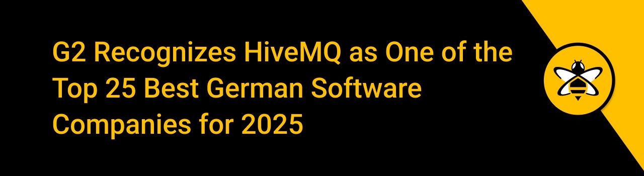 G2 Recognizes HiveMQ as One of the Top 25 Best German Software Companies for 2025