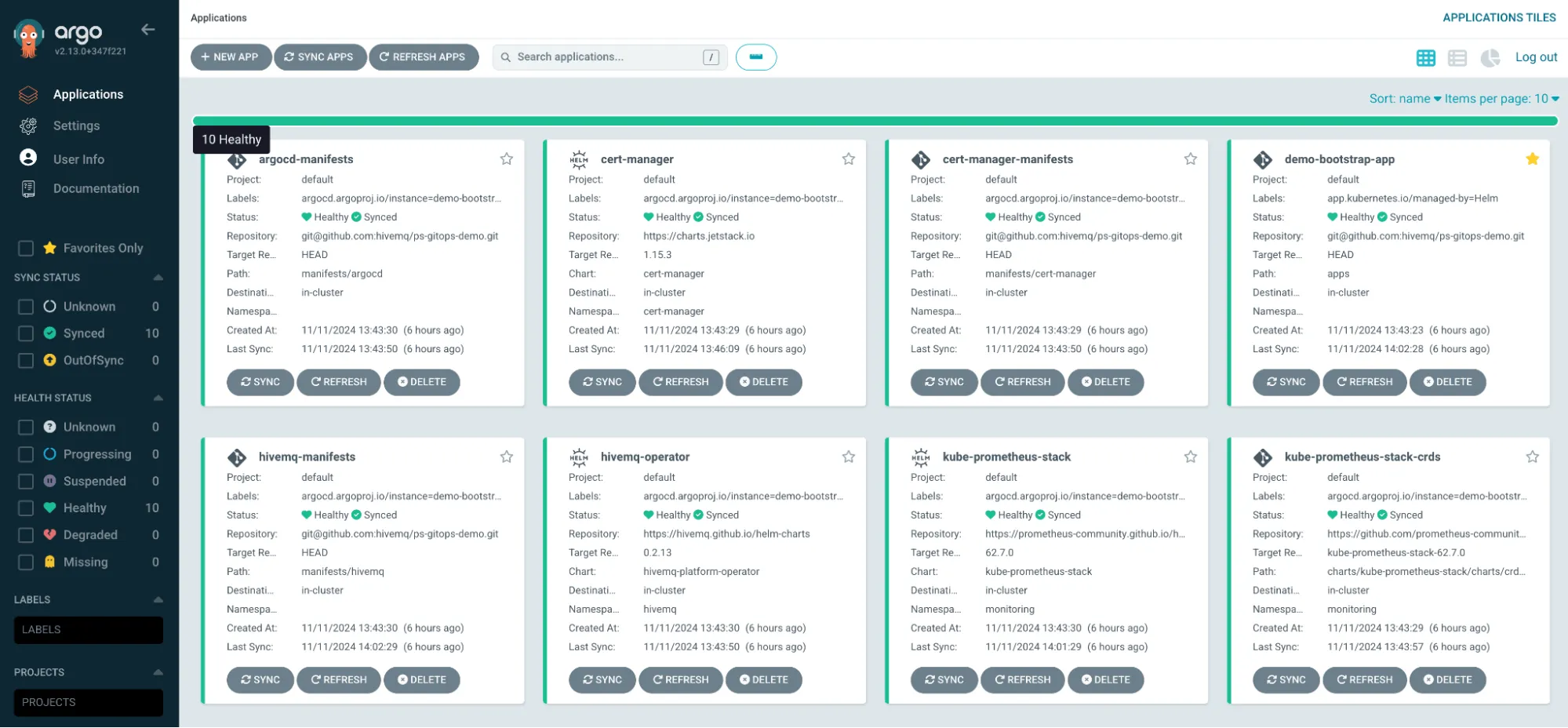 securely access and interact with the Argo CD UI, providing a convenient way to visualize and control your GitOps deployments