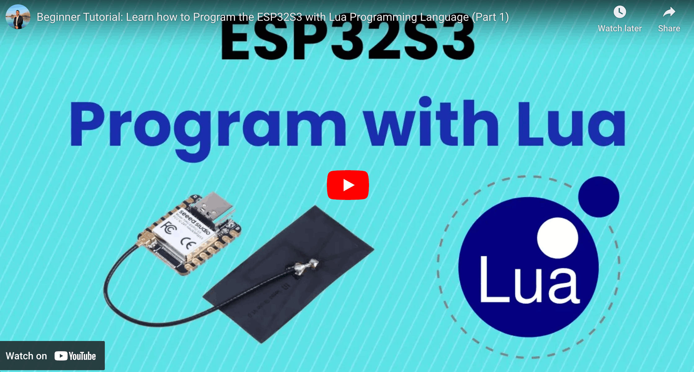 ESP32S3 – Program with Lua