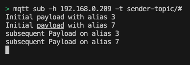 Publishing the MQTT payloads - MQTT 5 code example