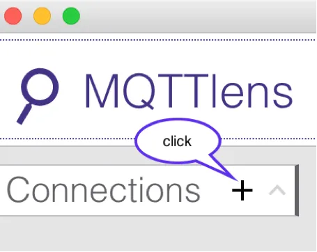 MQTTlens Connections