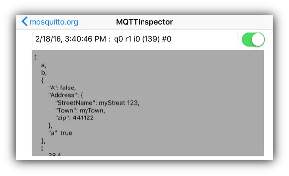 MQTT Inspectors Details