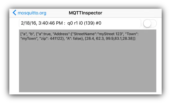 MQTT Inspectors Content