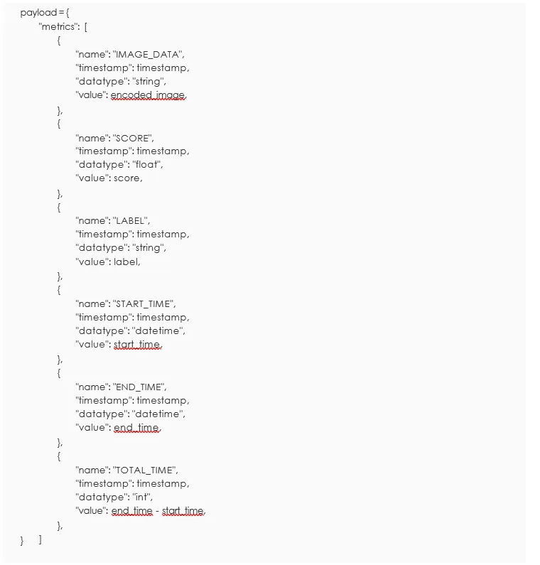 Payload structure