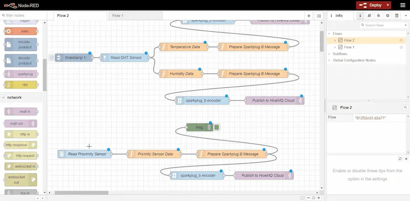 Humidity and temperature flow Humidity and temperature flow