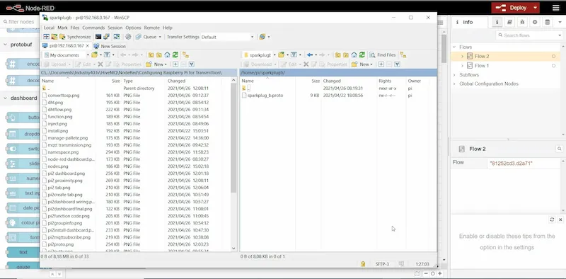 Copy the file to a directory of your choice on the Raspberry Pi device Copy the file to a directory of your choice on the Raspberry Pi device
