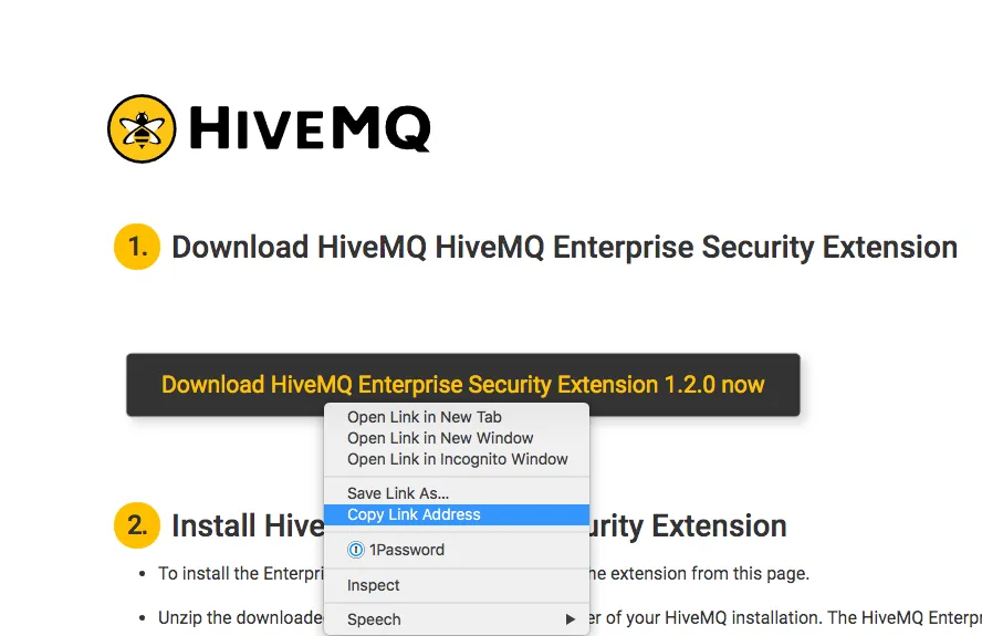HiveMQ Enterprise Security Extension Download