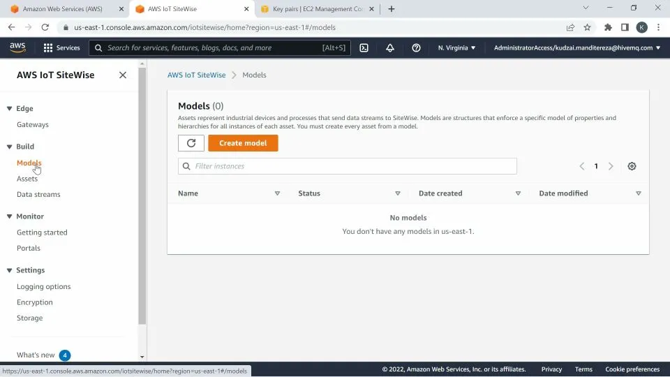 Creating a New Model in AWS